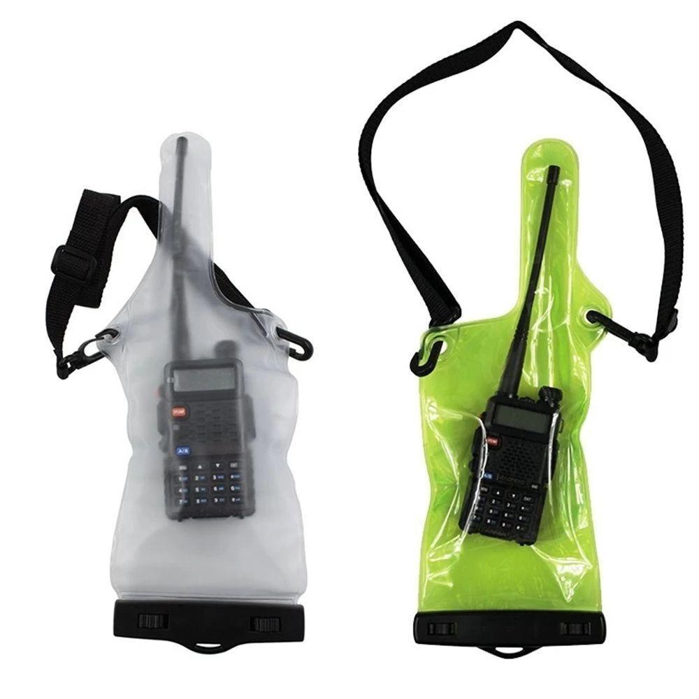 Waterproof Walkie Talkie Bag Lightweight Bustproof Walkie Talkie Protective Case Practical PVC Two-Way Radios Protector