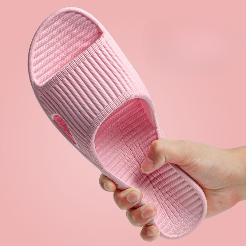 Home Slippers Female Home Indoor Summer Thick Bottom Cute Couple Bath Drag Home Sandals