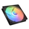 NZXT F140 RGB Core 140мм RGB-вентилятор с креплением на ступицу 8 индивидуально адресуемых светодиодов Лопасти Высокое статическое давление Воздушный поток Тихая работа ШИМ-управление CAM