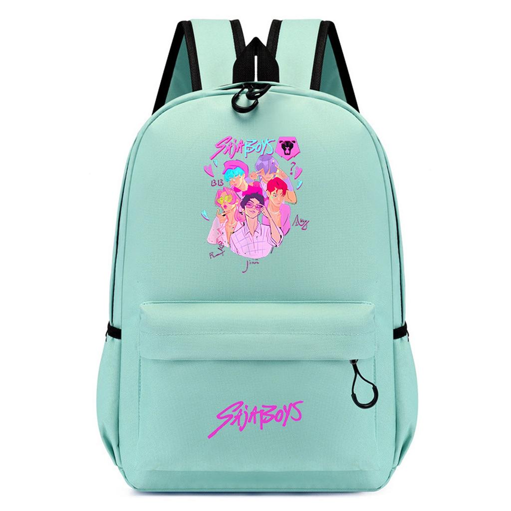 Features The Saja Boys Print, Inspired By The Witch Hunters, With , Kid-friendly Action Illustrations Of The Characters