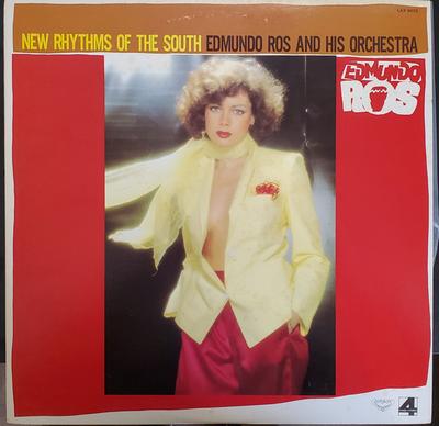 Виниловая пластинка EDMUNDO ROS HIS ORCHESTRA New Rhythms Of The South LAX9022 LONDON 1980 Япония Obi Латинская б/у