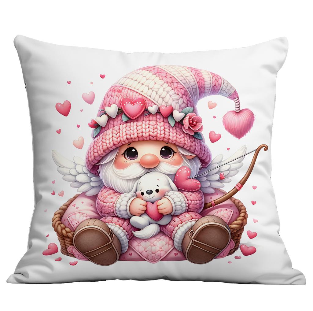 Новая подушка-пуш к Дню святого Валентина, милый Купидон, розовая наволочка для подушки-пуш, домашняя наволочка для подушки-пуш