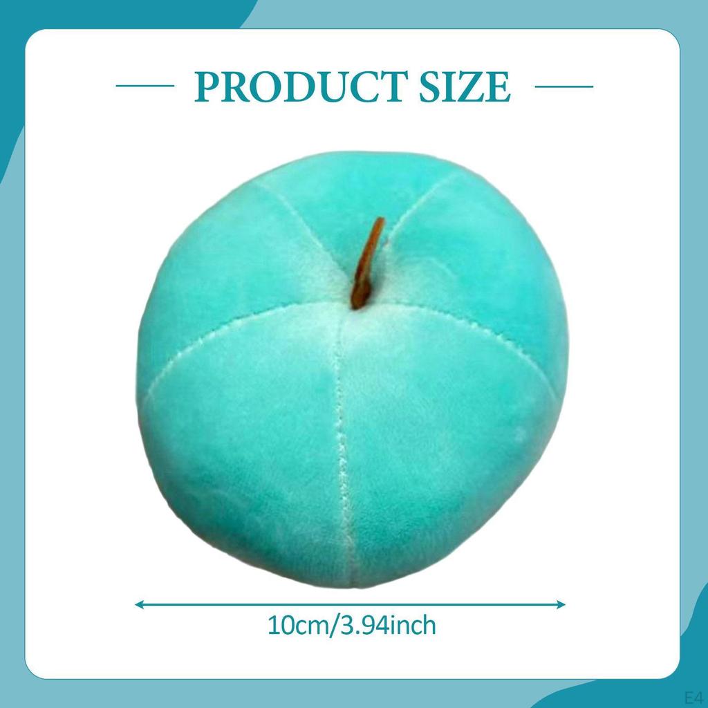 Toy Ies Doll Collectible Reusable Stuffed Fruit Dia 10cm for Christmas Thanksgiving Day Teens