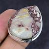 Silver Leaf Jasper Gemstone 925 Sterling Silver Jewelry Ring Size 8