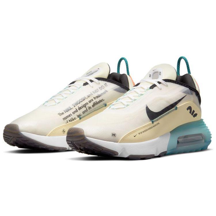 Nike Air Max 2090 Retro Sports Comfortable Breathable Low-Top Air Cushion Running Shoes Men Sneaker White Blue Orange DM0971-107