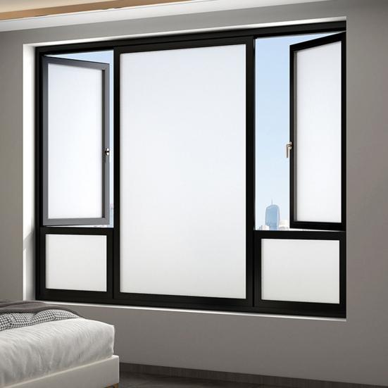 1 рулон, пленка для конфиденциальности на окнах, блокирующая УФ-излучение, самоклеящаяся солнцезащитная пленка, наклейка, стеклянная дверь, окно, матовая пленка, комплект для ванной комнаты, спальни, гостиной, офиса