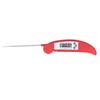 Meat Temperature Measurement Fast Digital Food Thermometer with Foldable Probe for Cooking Red