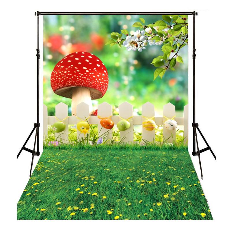 Пасхальный фон для вечеринки, фон для фотосъемки, кролик, цветные яйца, реквизит для детской фотостудии