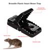 Reusable P-lastic S-mart Mouse Trap Quick Kill Mice Traps for Indoor/Outdoor Pet Rodent Voles