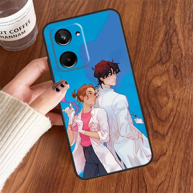 Чехол для телефона Realme 10 11 12 13 14 15 Pro Plus C65 C71 C75 C55 C63 C61 C53 C67 C35 GT6 GT7 Pro с изображением книги «Гипотеза любви»