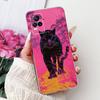 Чехол для телефона Vivo V21e V2061 / V21 4G 5G V2050 V2066 VivoV21e V 21 4G Элегантный цветочный принт с кошкой Мягкий силиконовый ТПУ Чехлы