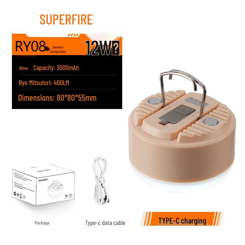 SupFire Portable Rechargeable Camping & Emergency Lights