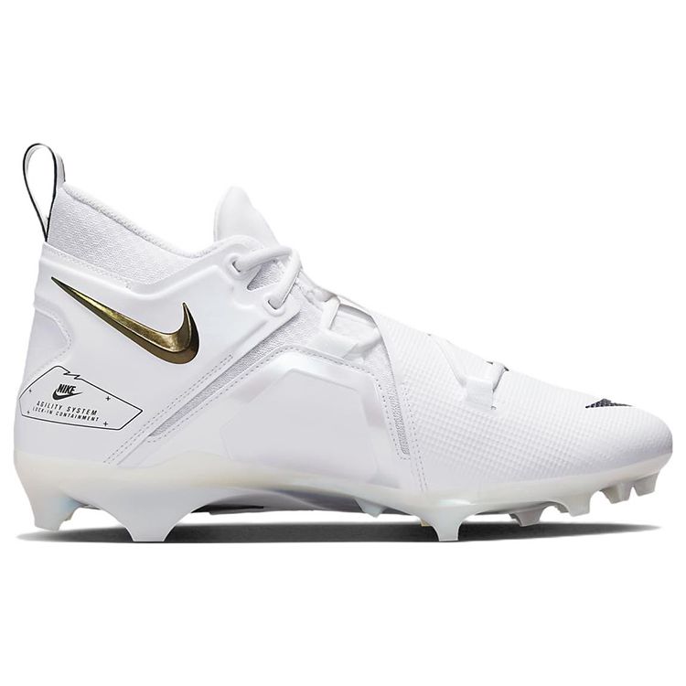 Nike Alpha Menace Pro 3 Белые Черные Золотые Мужские Кроссовки CT6649-105