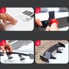 Car Universal Mini Spoiler Tail Wing Carbon Fiber Look Mini Modified Tail Wings Model Auto Styling Decoration Car
