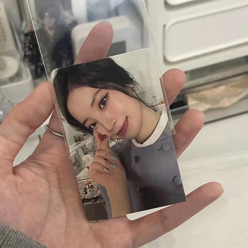 50 шт. оригинальные корейские рукава для карточек, прозрачные жесткие 3-дюймовые протекторы для фотокарточек