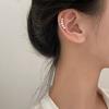 Pearl Ear Bone Clip Ear Pinch Ear Pinch Without Ear Piercing for Women Cold Style Niche Elegant Lateral Ear Bone Ear Ring