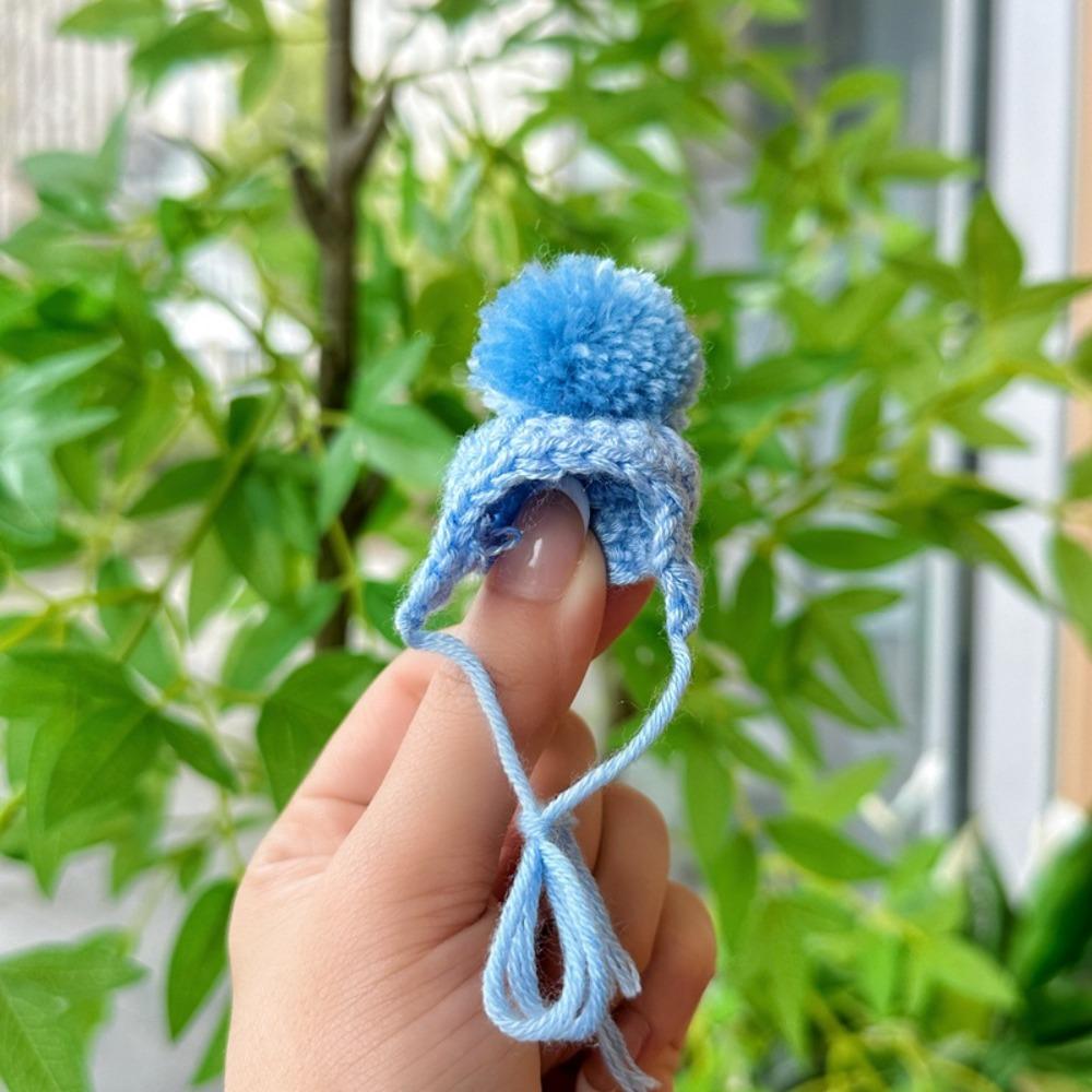 Candy Color Cotton Doll Knitted Hat Fashion DIY Knitted Skirt for 10~15cm Cotton Dolls