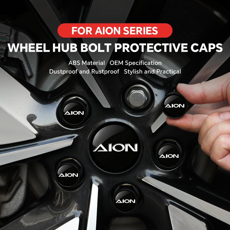 20 шт. Колпачки Болтов Колес Автомобиля Для GAC AION V AION UT AION Y Plus Колпачки Гаек Колес Автомобиля Болты Секретки Колес Автомобиля Колпачки Винтов Шины Автомобиля Для Колес