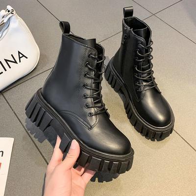 Модные универсальные ботильоны в британском стиле для детей, новинка весны и осени 2025 года, популярные в интернете тонкие ботинки, маленькие ботинки Мартин