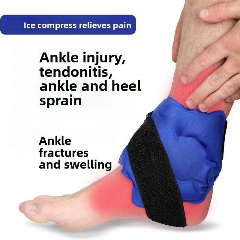 Ankle Support Ice Cap Reusable Gel Cold Therapy Stents To Relieve Swelling and Pain