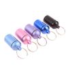 Waterproof Metal Keychain Outdoor Portable Medicine Bottle First-Aid 