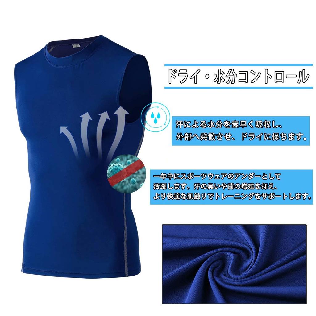 Nesseo Майка без рукавов Спортивная Компрессионная Тренировочная Мужская Футболка, Нижнее белье, Одежда, Футболка, 1002na-M