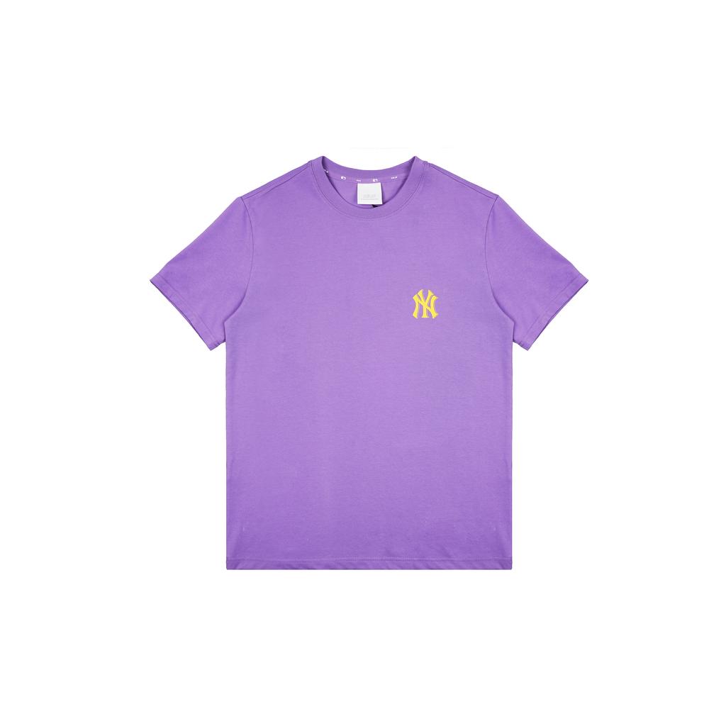 New MLB Set in Sleeve T Shirt Unisex Purple 31TS11131-50V