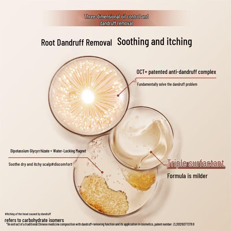 Ziyuan Tea Seed Oil Control Anti-Dandruff Shampoo