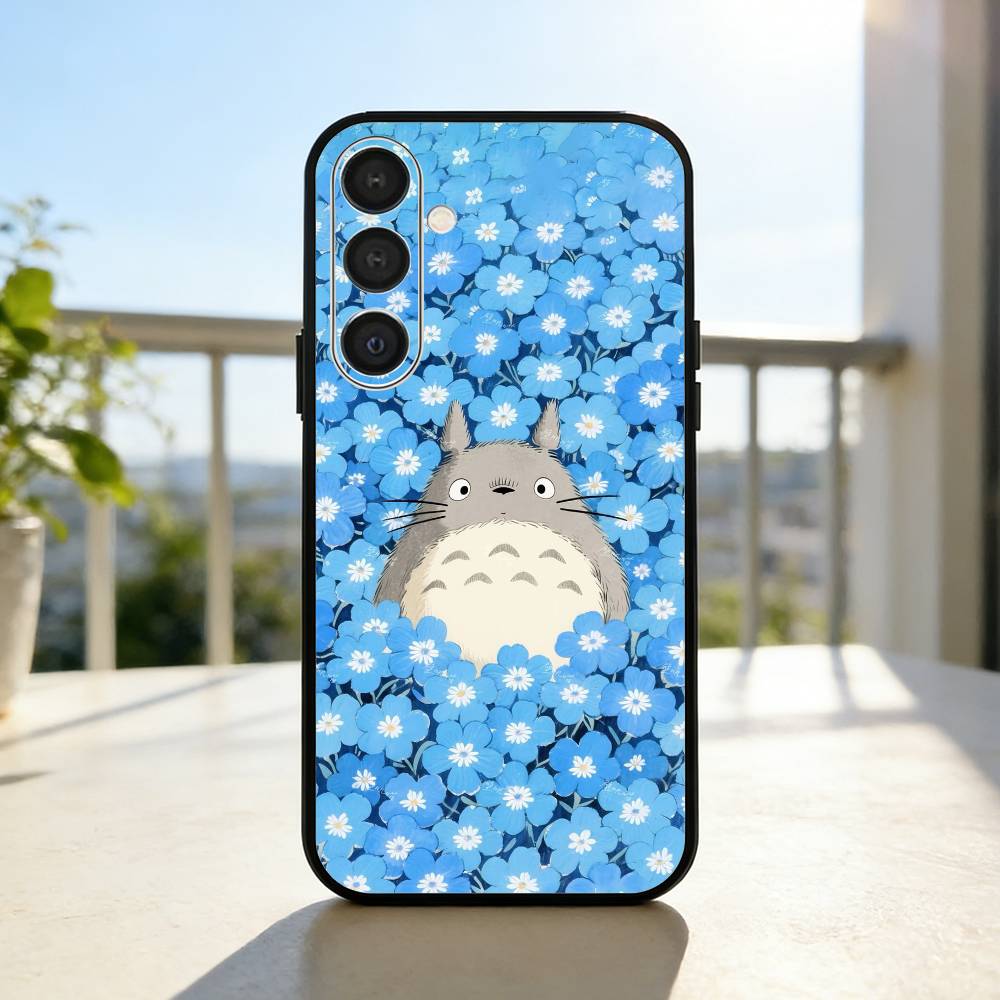 Lovely My N-Neighbor-T-Totoros  Phone Case For Samsung  A73,A21s,A22,A31,A32,A52,A53,A71,A80,Soft Black Shell
