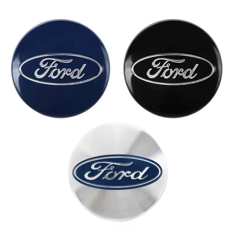 Автомобильная наклейка 2026 Ford 4 шт. 54 мм Оригинальные центральные колпачки ступицы колеса автомобиля Декор для Ford Focus MK2 Fiesta Mondeo Galaxy Fal