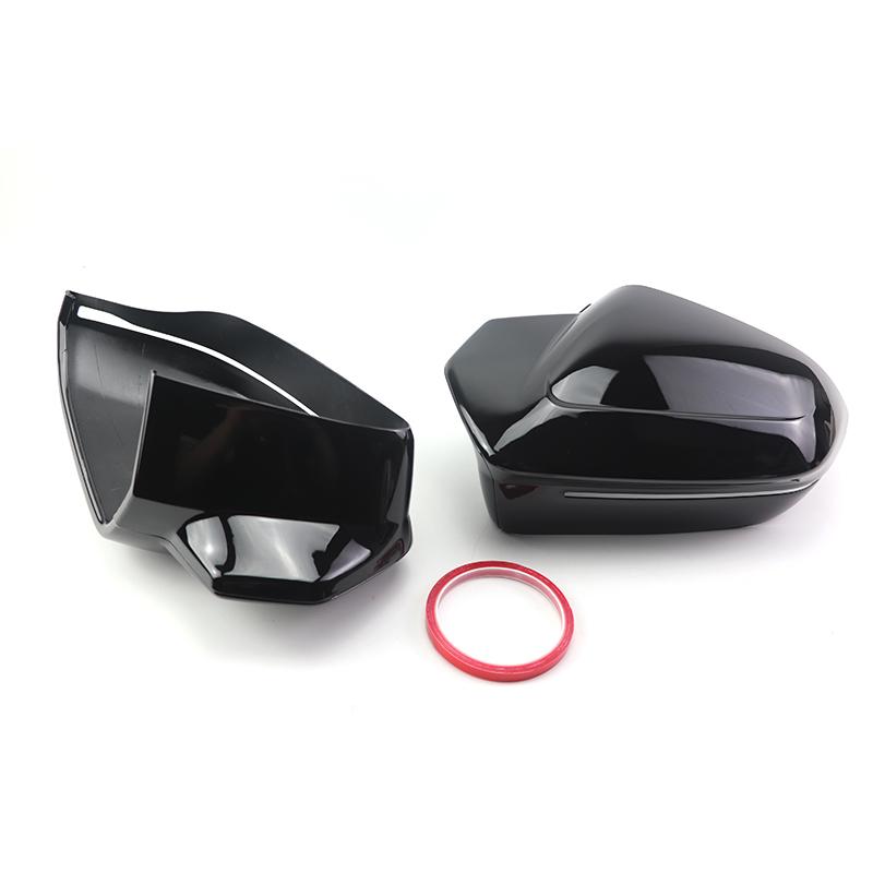Для BMW 5 7 Серии I5 I7 G60 G61 G70 2025-2026 Наклейка на колпачок зеркала Ярко-черный Накладка на зеркало заднего вида Боковое зеркало Задний вид LHD