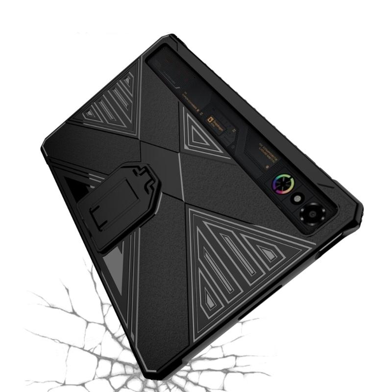 Защитная крышка с несколькими углами обзора для игровых планшетов Nubia Red 3, регулируемая подставка, противоударный мягкий ТПУ и ПК корпус