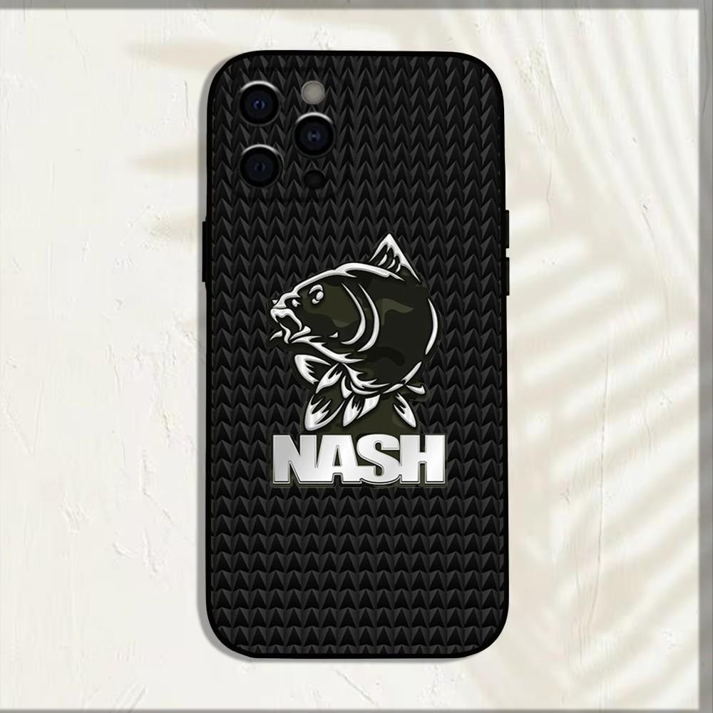N-Nash Fishing Крутой Чехол Для Телефона Для iPhone 16,15,14,13,12,11,Pro,X,XS,Max,XR,Plus,Mini Мягкий Черный Чехол