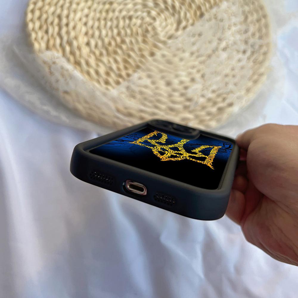 LZ26 National Emblem Flag Art Silicone Phone Case for iPhone 11 13 14 15 16 Pro Max 7 8 16 Plus 12 Mini XS Max XR Shockproof Back Cover