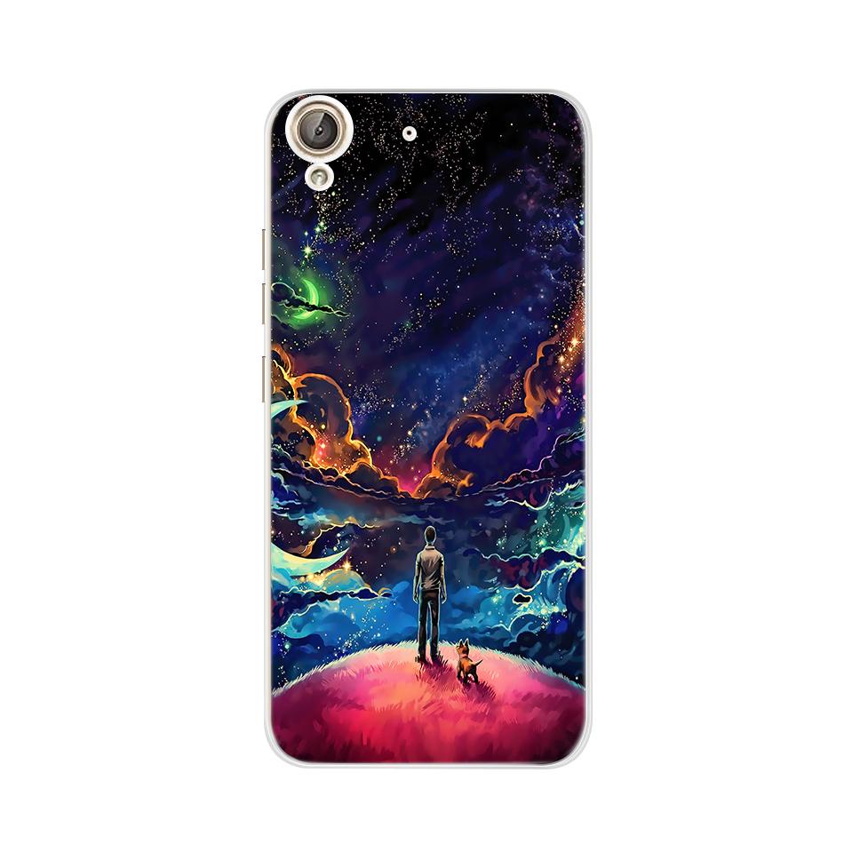 Case For Huawei Y6 II Cover Cute Pattern Silicone Soft TPU Phone Case For Huawei Y6 II Y6II Y6 2 CAM-L21 Case Bumper Coque Funda