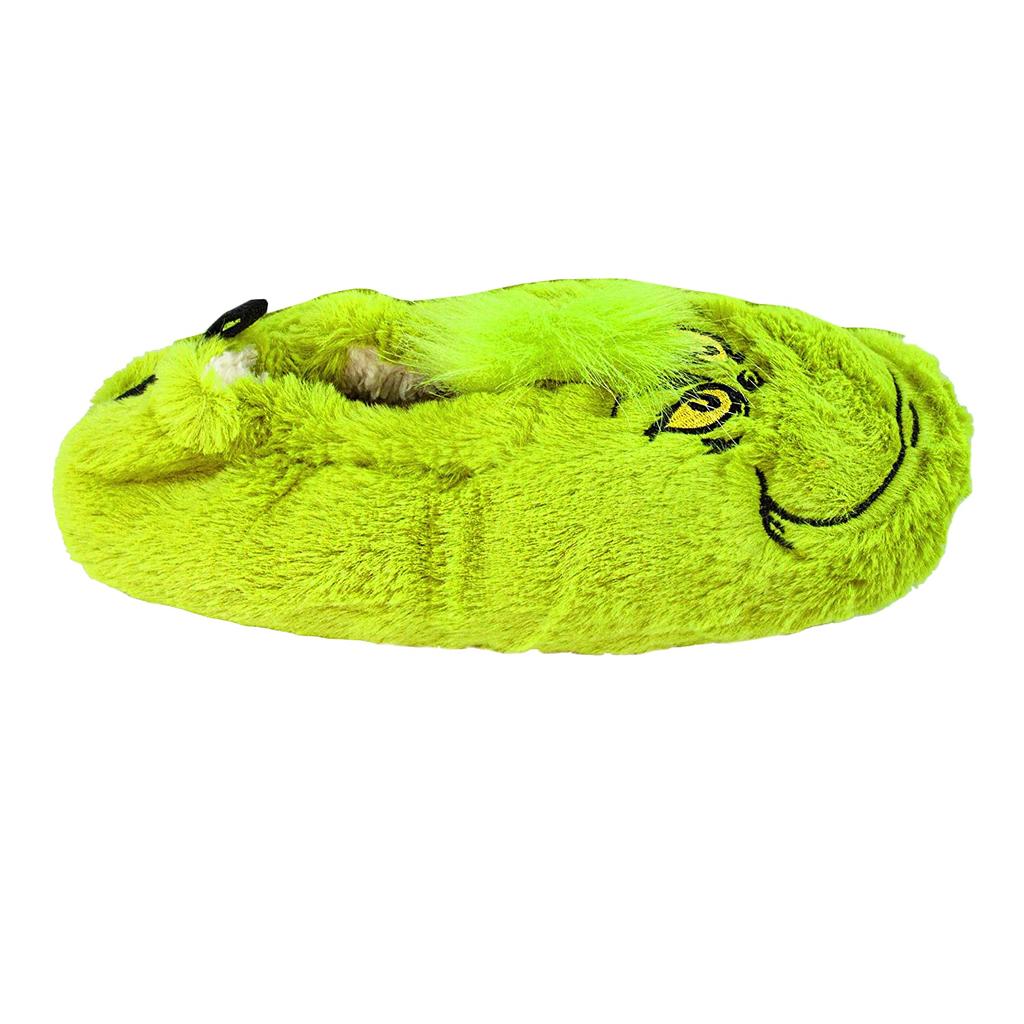 THE GRINCH Детские/детские пушистые тапочки с вышивкой