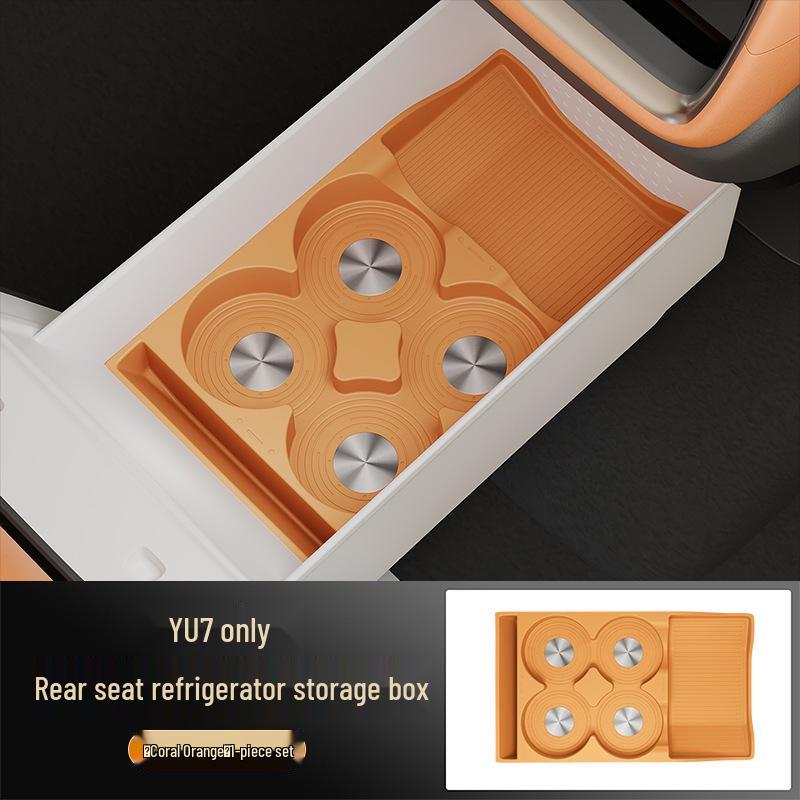 YU7 Rear Seat Refrigerator Storage Box for 25 Car Models - Automotive Modification Accessory