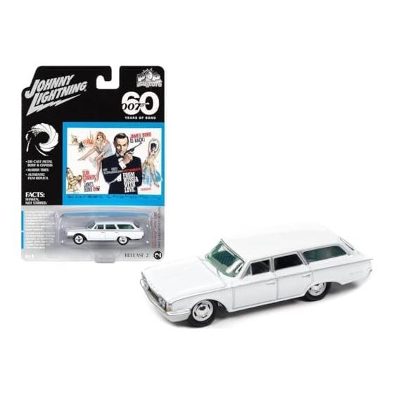 Johnny Lightning 1/64 Автомобиль Бонда Ford Ranch Wagon «Из России с любовью» RANCH WAGON Литой JLSP258