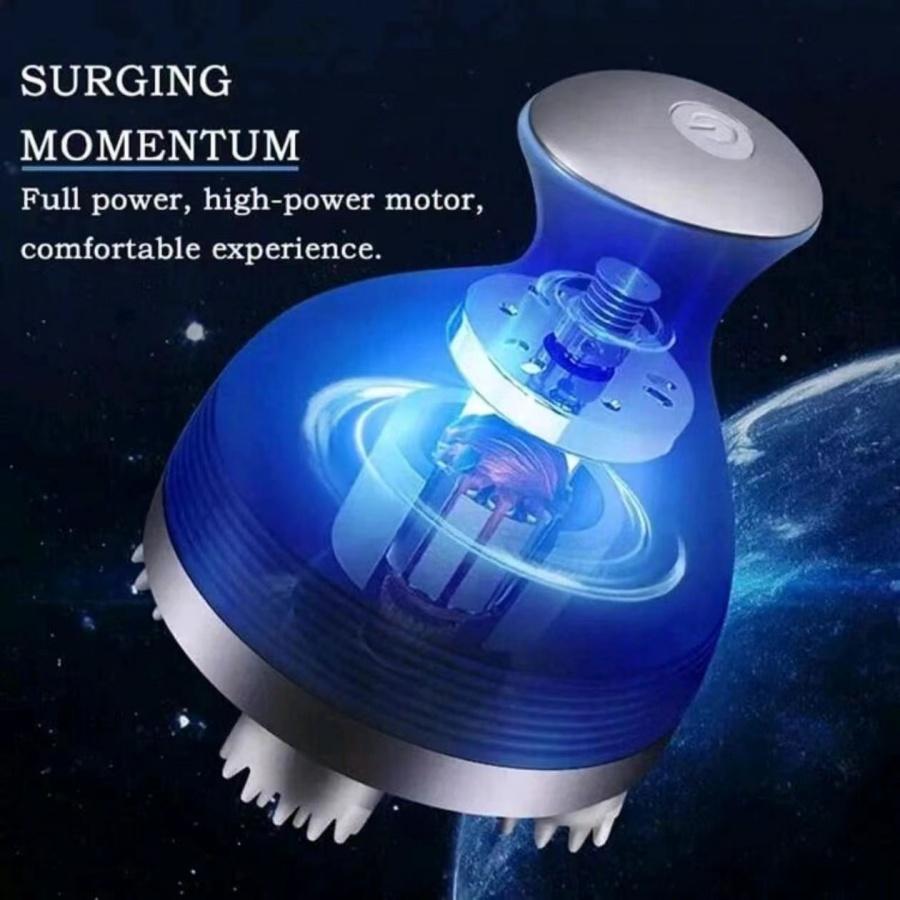 Electric Vibrating Head Massager 3-speed Adjustable Scalp Massager For Office Fitness Fitness Head Grab Massage Tool Masajeador