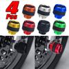 2/4Pcs Aluminum Alloy Motorcycle Crash Protector Scooter Wheel Front Fork Frame Falling Protection Pads Sliders Moto Exterior