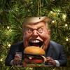 1/9 шт. Рождественский орнамент Трампа, акриловое украшение для рождественской елки, забавные аксессуары для автомобиля Трампа для сторонников Трампа, декор для офиса и дома