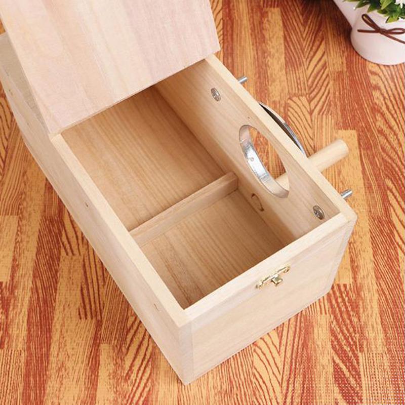 Wooden Bird Cage Nesting Box Breeding Hatching Nest for Parakeet Budgies Cocktail Finch Lovebird Parrot Birdhouse