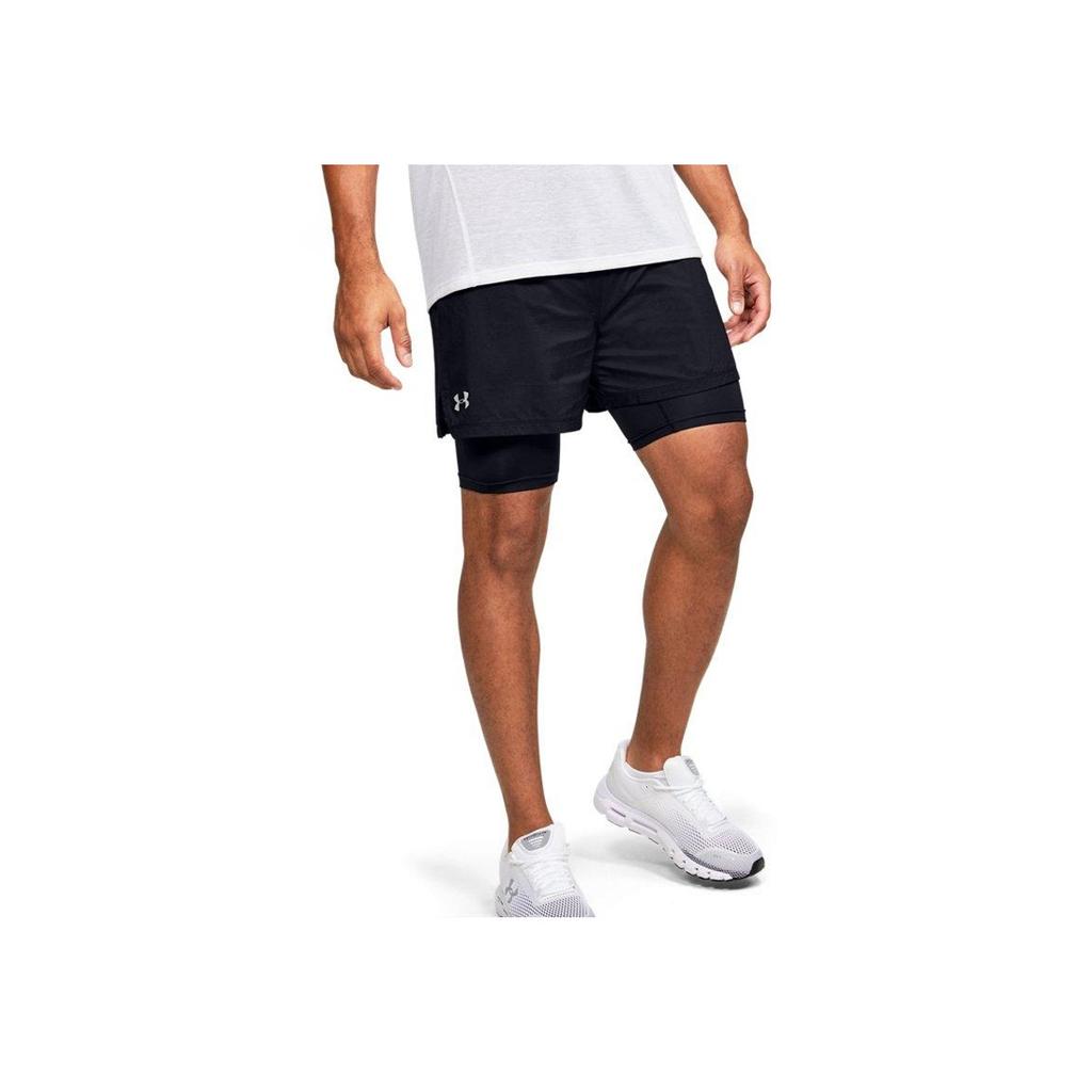 Under Armour Шорты для бега Speedpocket Мужские Брюки черные 1355449-001