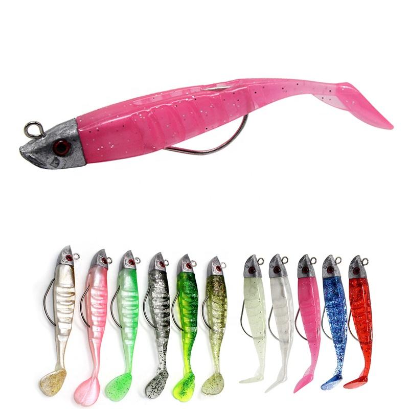 HOWELL New Arrival 130mm 5.1in 26g Fishing Lures Bait Artificial Soft Lead PVC Silicone Rubber Tackle