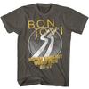 Мужская футболка Bon Jovi Slippery When Wet Мировой тур 1986 Графические футболки Летняя мужская и женская Свободная и дышащая Футболка Топ
