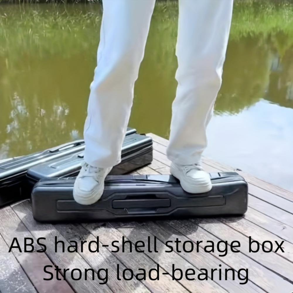 Ice Rod Storage Box,multi-functional Buoy Fishing Toolbox,durable ABS Material, Waterproof, Two-way Zipper,hunting and Fishing Equipment Finishing Box
