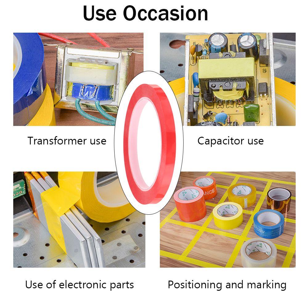 1Roll 3/5/8mm Length 66M 5S Desktop Positioning Tape Marking Tape Whiteboard Color Discrimination Warning Drawing Grid Line