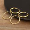 Nidin Hot Sale Elegant Aesthetic Round Big Circle Hoop Earrings 5 Styles For Women Girl Vintage Wedding Party Ear Jewelry Gifts