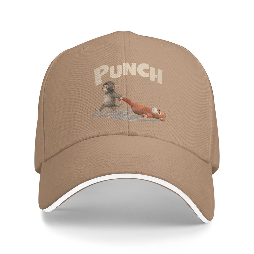 Monkey Punch Baby Little Punch Sun Baseball Cap Spring Casual Trucker Hat For Unisex-Teens Outdoor Sport Baseball Caps