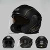 Motorcycle Helmet Double Mirror Windproof Sun Protection Riding Helmet Electric Vehicle Helmet Ear Protection Can Be Detached